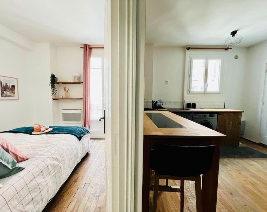 Joli Appartement A 15Min Des Champs Elysee Saint-Ouen  Bagian luar foto